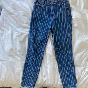 American Eagle - Pin Stripe Straight-Leg Jean